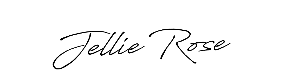 Jellie Rose stylish signature style. Best Handwritten Sign (Antro_Vectra_Bolder) for my name. Handwritten Signature Collection Ideas for my name Jellie Rose. Jellie Rose signature style 7 images and pictures png