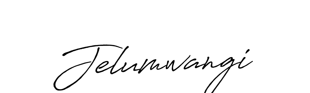 The best way (Antro_Vectra_Bolder) to make a short signature is to pick only two or three words in your name. The name Jelumwangi include a total of six letters. For converting this name. Jelumwangi signature style 7 images and pictures png