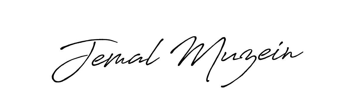 Also You can easily find your signature by using the search form. We will create Jemal Muzein name handwritten signature images for you free of cost using Antro_Vectra_Bolder sign style. Jemal Muzein signature style 7 images and pictures png