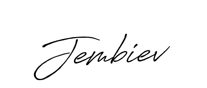 Jembiev stylish signature style. Best Handwritten Sign (Antro_Vectra_Bolder) for my name. Handwritten Signature Collection Ideas for my name Jembiev. Jembiev signature style 7 images and pictures png