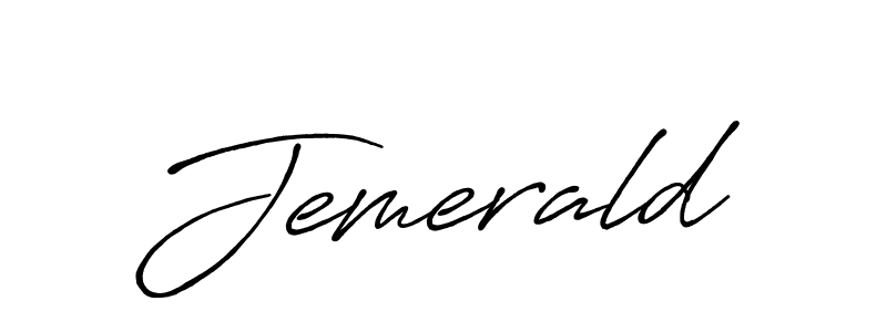 Also we have Jemerald name is the best signature style. Create professional handwritten signature collection using Antro_Vectra_Bolder autograph style. Jemerald signature style 7 images and pictures png