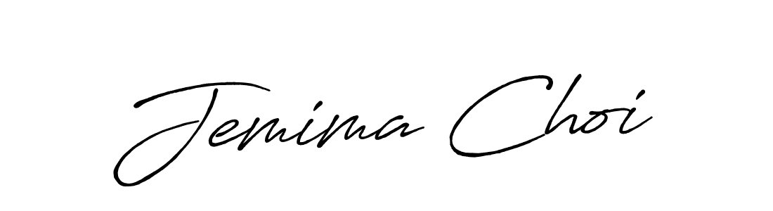 Create a beautiful signature design for name Jemima Choi. With this signature (Antro_Vectra_Bolder) fonts, you can make a handwritten signature for free. Jemima Choi signature style 7 images and pictures png