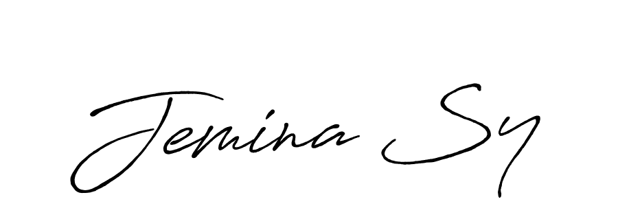 Use a signature maker to create a handwritten signature online. With this signature software, you can design (Antro_Vectra_Bolder) your own signature for name Jemina Sy. Jemina Sy signature style 7 images and pictures png