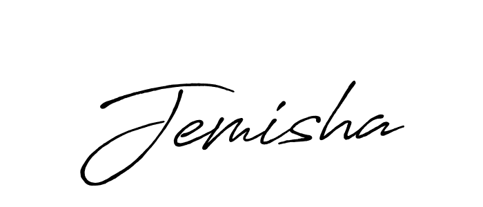 Create a beautiful signature design for name Jemisha. With this signature (Antro_Vectra_Bolder) fonts, you can make a handwritten signature for free. Jemisha signature style 7 images and pictures png