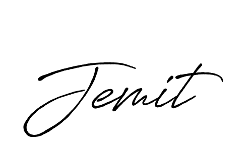 How to make Jemit name signature. Use Antro_Vectra_Bolder style for creating short signs online. This is the latest handwritten sign. Jemit signature style 7 images and pictures png