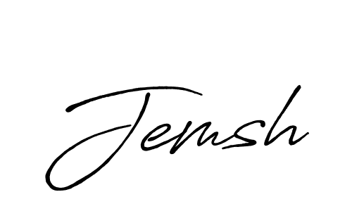 Make a beautiful signature design for name Jemsh. Use this online signature maker to create a handwritten signature for free. Jemsh signature style 7 images and pictures png