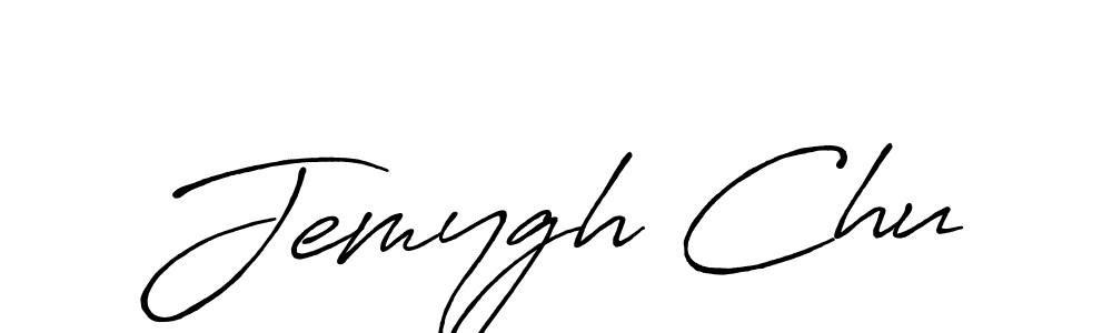 Also we have Jemygh Chu name is the best signature style. Create professional handwritten signature collection using Antro_Vectra_Bolder autograph style. Jemygh Chu signature style 7 images and pictures png