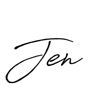 Make a short Jen signature style. Manage your documents anywhere anytime using Antro_Vectra_Bolder. Create and add eSignatures, submit forms, share and send files easily. Jen signature style 7 images and pictures png