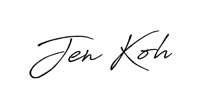 See photos of Jen Koh official signature by Spectra . Check more albums & portfolios. Read reviews & check more about Antro_Vectra_Bolder font. Jen Koh signature style 7 images and pictures png