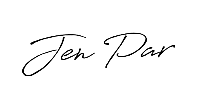 if you are searching for the best signature style for your name Jen Par. so please give up your signature search. here we have designed multiple signature styles  using Antro_Vectra_Bolder. Jen Par signature style 7 images and pictures png