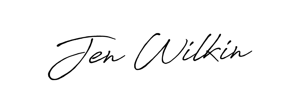 Also You can easily find your signature by using the search form. We will create Jen Wilkin name handwritten signature images for you free of cost using Antro_Vectra_Bolder sign style. Jen Wilkin signature style 7 images and pictures png