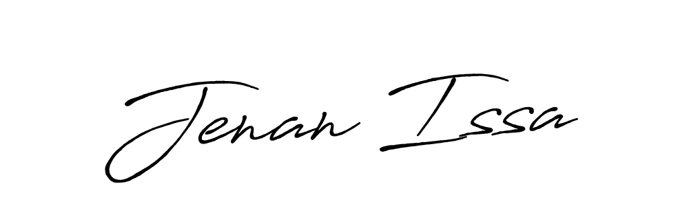 This is the best signature style for the Jenan Issa name. Also you like these signature font (Antro_Vectra_Bolder). Mix name signature. Jenan Issa signature style 7 images and pictures png