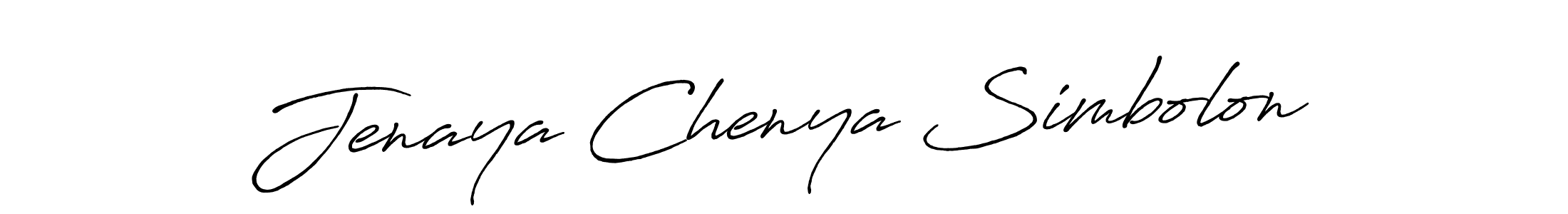 How to make Jenaya Chenya Simbolon signature? Antro_Vectra_Bolder is a professional autograph style. Create handwritten signature for Jenaya Chenya Simbolon name. Jenaya Chenya Simbolon signature style 7 images and pictures png