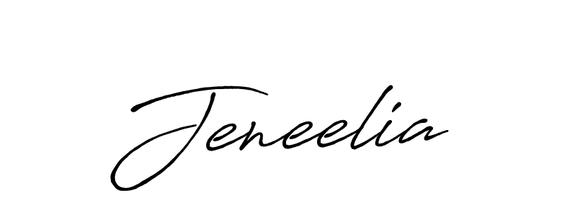 Design your own signature with our free online signature maker. With this signature software, you can create a handwritten (Antro_Vectra_Bolder) signature for name Jeneelia. Jeneelia signature style 7 images and pictures png