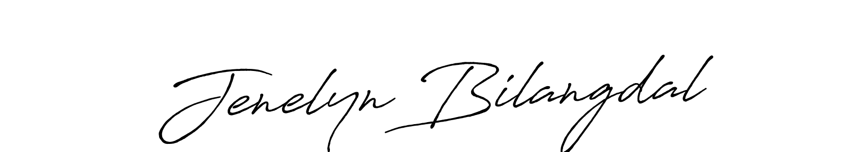 Also we have Jenelyn Bilangdal name is the best signature style. Create professional handwritten signature collection using Antro_Vectra_Bolder autograph style. Jenelyn Bilangdal signature style 7 images and pictures png