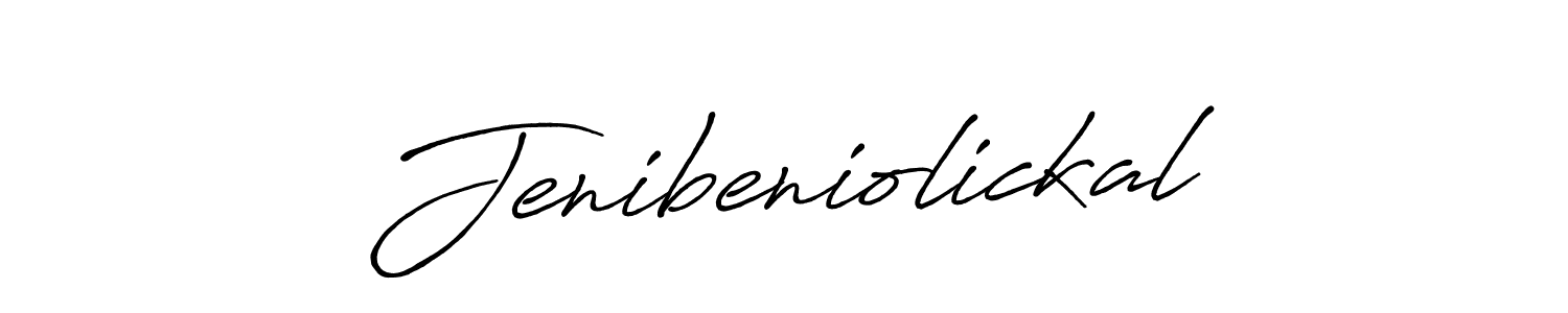 Also we have Jenibeniolickal name is the best signature style. Create professional handwritten signature collection using Antro_Vectra_Bolder autograph style. Jenibeniolickal signature style 7 images and pictures png