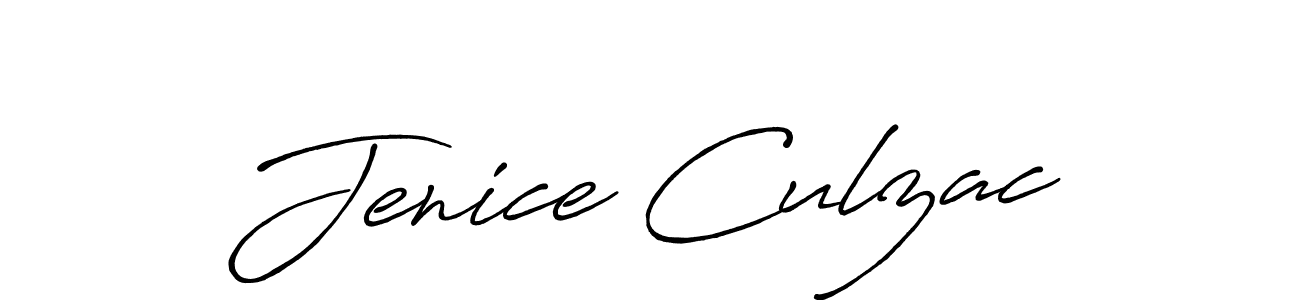 Use a signature maker to create a handwritten signature online. With this signature software, you can design (Antro_Vectra_Bolder) your own signature for name Jenice Culzac. Jenice Culzac signature style 7 images and pictures png