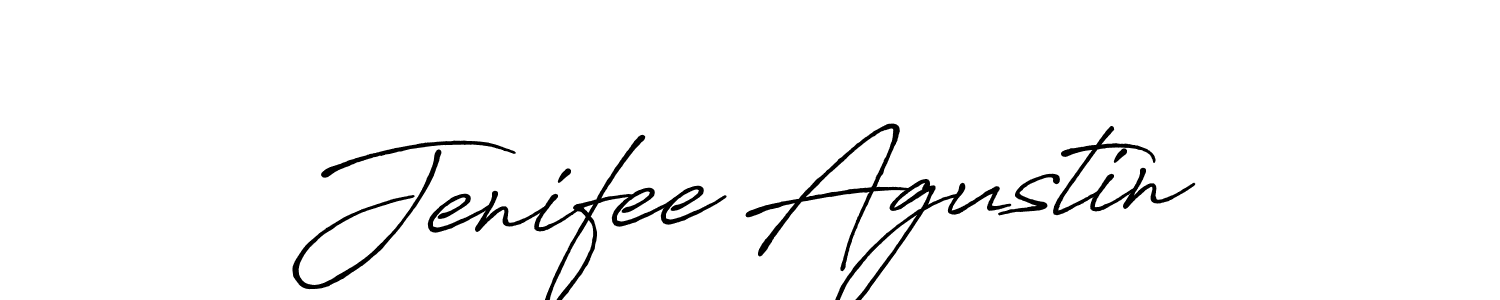 Use a signature maker to create a handwritten signature online. With this signature software, you can design (Antro_Vectra_Bolder) your own signature for name Jenifee Agustin. Jenifee Agustin signature style 7 images and pictures png