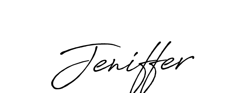 You should practise on your own different ways (Antro_Vectra_Bolder) to write your name (Jeniffer) in signature. don't let someone else do it for you. Jeniffer signature style 7 images and pictures png