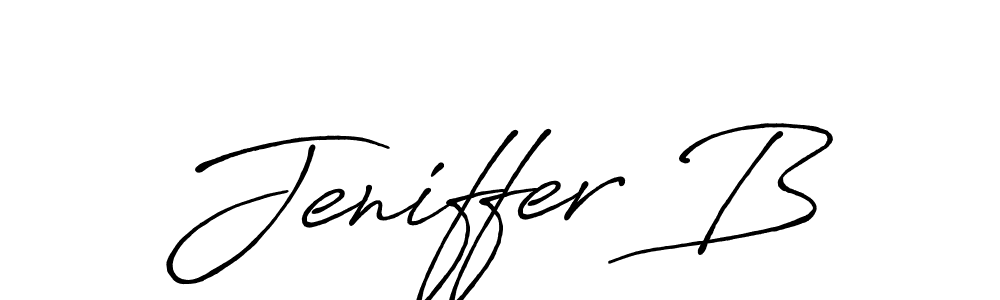 Similarly Antro_Vectra_Bolder is the best handwritten signature design. Signature creator online .You can use it as an online autograph creator for name Jeniffer B. Jeniffer B signature style 7 images and pictures png