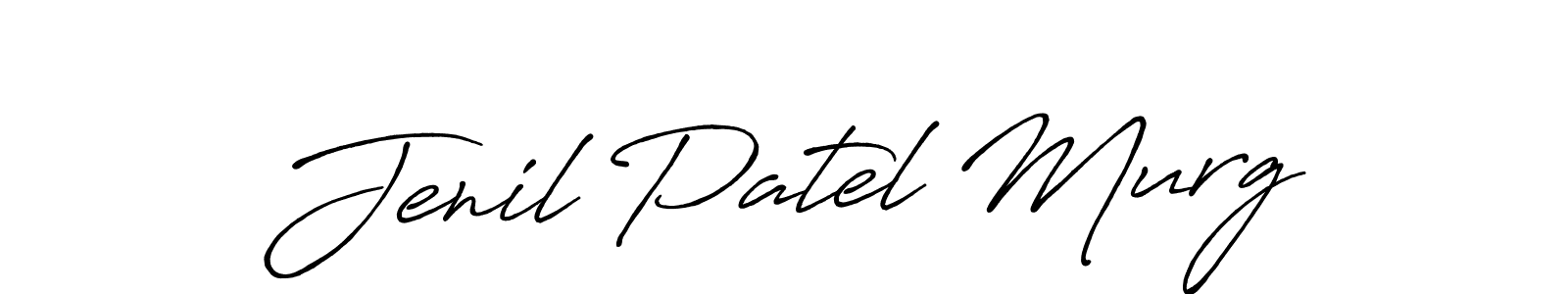 Also we have Jenil Patel Murg name is the best signature style. Create professional handwritten signature collection using Antro_Vectra_Bolder autograph style. Jenil Patel Murg signature style 7 images and pictures png