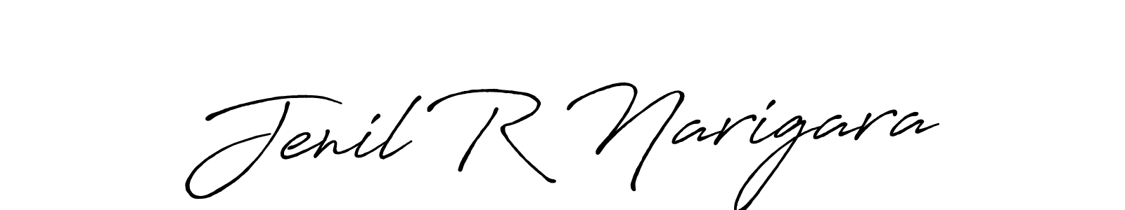 The best way (Antro_Vectra_Bolder) to make a short signature is to pick only two or three words in your name. The name Jenil R Narigara include a total of six letters. For converting this name. Jenil R Narigara signature style 7 images and pictures png