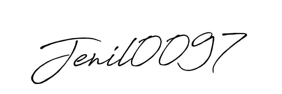 Design your own signature with our free online signature maker. With this signature software, you can create a handwritten (Antro_Vectra_Bolder) signature for name Jenil0097. Jenil0097 signature style 7 images and pictures png