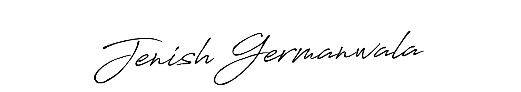 You can use this online signature creator to create a handwritten signature for the name Jenish Germanwala. This is the best online autograph maker. Jenish Germanwala signature style 7 images and pictures png