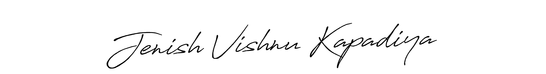 Similarly Antro_Vectra_Bolder is the best handwritten signature design. Signature creator online .You can use it as an online autograph creator for name Jenish Vishnu Kapadiya. Jenish Vishnu Kapadiya signature style 7 images and pictures png