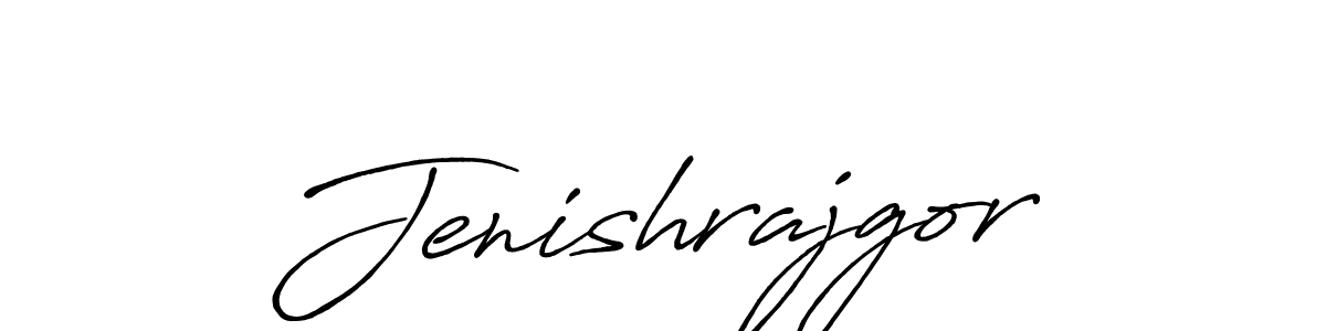 Create a beautiful signature design for name Jenishrajgor. With this signature (Antro_Vectra_Bolder) fonts, you can make a handwritten signature for free. Jenishrajgor signature style 7 images and pictures png