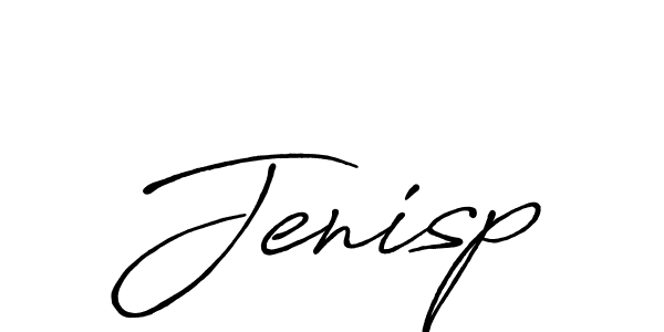 Also we have Jenisp name is the best signature style. Create professional handwritten signature collection using Antro_Vectra_Bolder autograph style. Jenisp signature style 7 images and pictures png