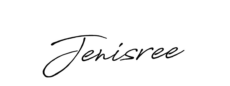 if you are searching for the best signature style for your name Jenisree. so please give up your signature search. here we have designed multiple signature styles  using Antro_Vectra_Bolder. Jenisree signature style 7 images and pictures png