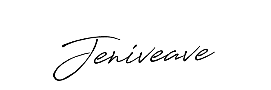 Create a beautiful signature design for name Jeniveave. With this signature (Antro_Vectra_Bolder) fonts, you can make a handwritten signature for free. Jeniveave signature style 7 images and pictures png