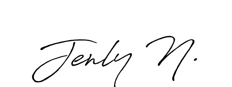 Design your own signature with our free online signature maker. With this signature software, you can create a handwritten (Antro_Vectra_Bolder) signature for name Jenly N.. Jenly N. signature style 7 images and pictures png