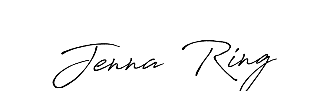 Use a signature maker to create a handwritten signature online. With this signature software, you can design (Antro_Vectra_Bolder) your own signature for name Jenna  Ring. Jenna  Ring signature style 7 images and pictures png