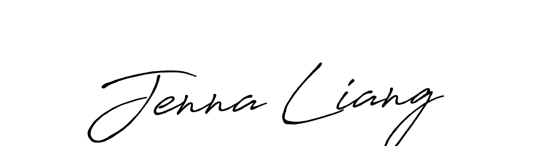 How to make Jenna Liang signature? Antro_Vectra_Bolder is a professional autograph style. Create handwritten signature for Jenna Liang name. Jenna Liang signature style 7 images and pictures png
