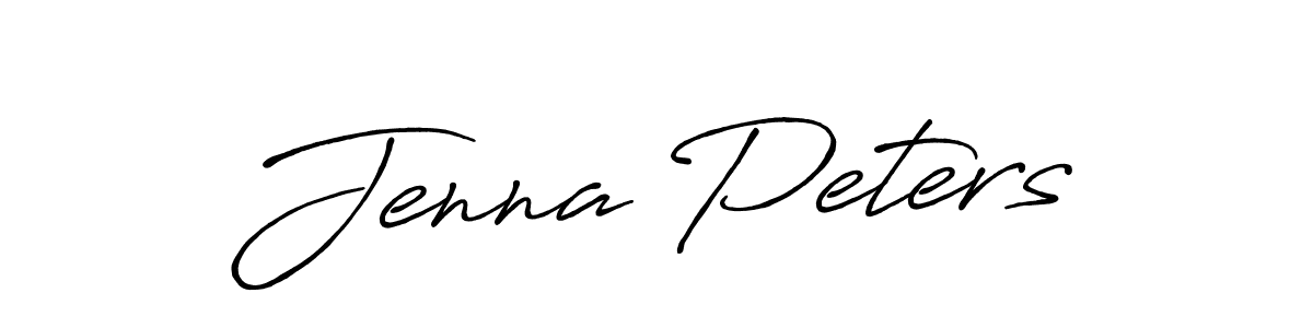 You should practise on your own different ways (Antro_Vectra_Bolder) to write your name (Jenna Peters) in signature. don't let someone else do it for you. Jenna Peters signature style 7 images and pictures png