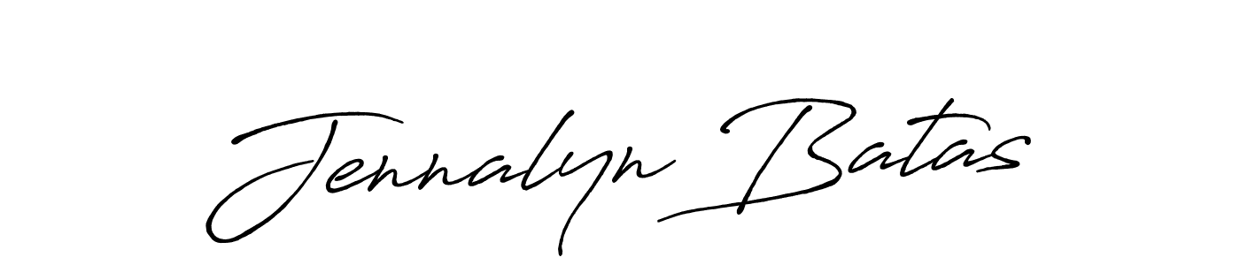 Create a beautiful signature design for name Jennalyn Batas. With this signature (Antro_Vectra_Bolder) fonts, you can make a handwritten signature for free. Jennalyn Batas signature style 7 images and pictures png