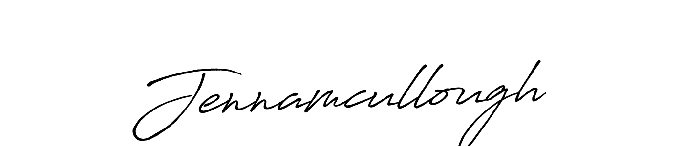 Make a beautiful signature design for name Jennamcullough. With this signature (Antro_Vectra_Bolder) style, you can create a handwritten signature for free. Jennamcullough signature style 7 images and pictures png