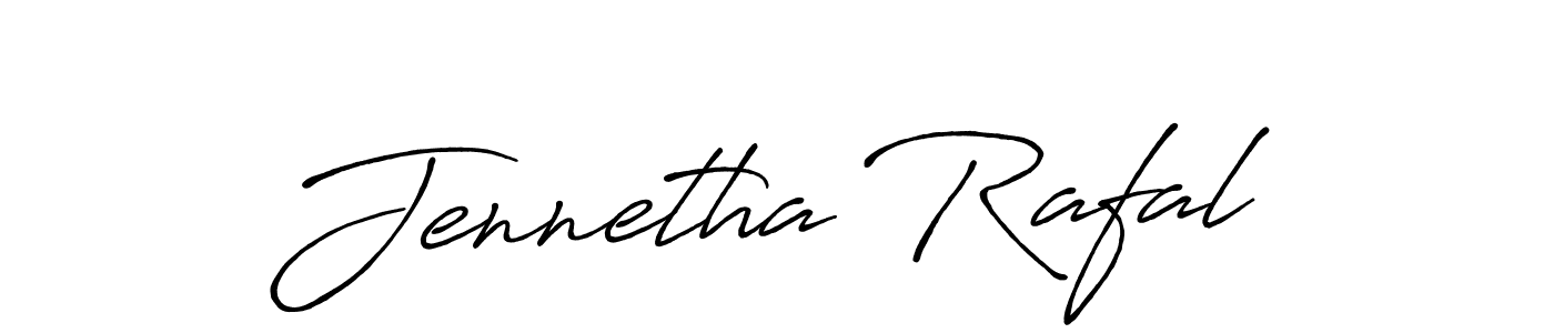 Create a beautiful signature design for name Jennetha Rafal. With this signature (Antro_Vectra_Bolder) fonts, you can make a handwritten signature for free. Jennetha Rafal signature style 7 images and pictures png