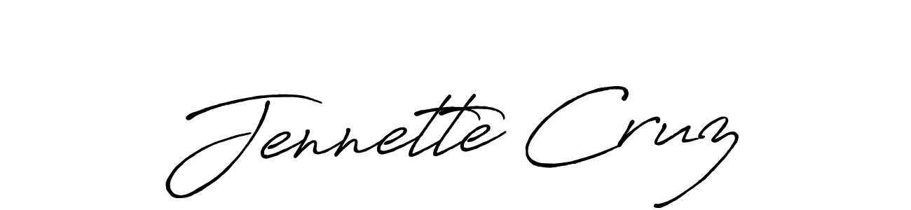 Similarly Antro_Vectra_Bolder is the best handwritten signature design. Signature creator online .You can use it as an online autograph creator for name Jennette Cruz. Jennette Cruz signature style 7 images and pictures png