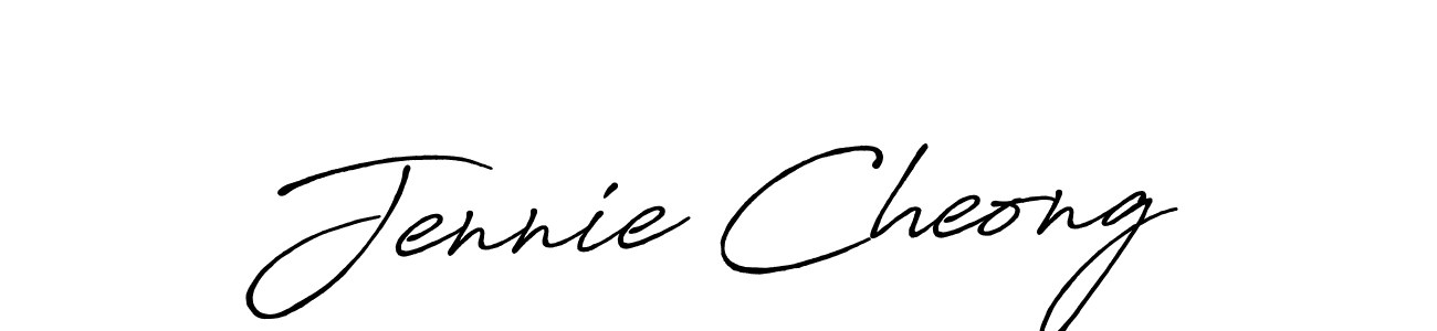 Best and Professional Signature Style for Jennie Cheong. Antro_Vectra_Bolder Best Signature Style Collection. Jennie Cheong signature style 7 images and pictures png