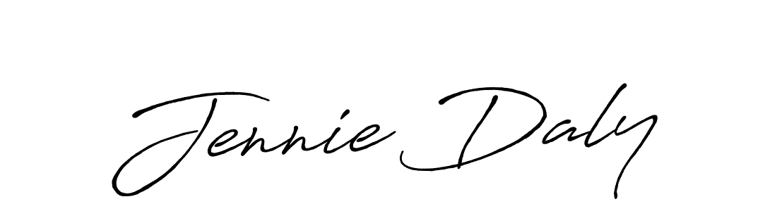 Make a beautiful signature design for name Jennie Daly. Use this online signature maker to create a handwritten signature for free. Jennie Daly signature style 7 images and pictures png