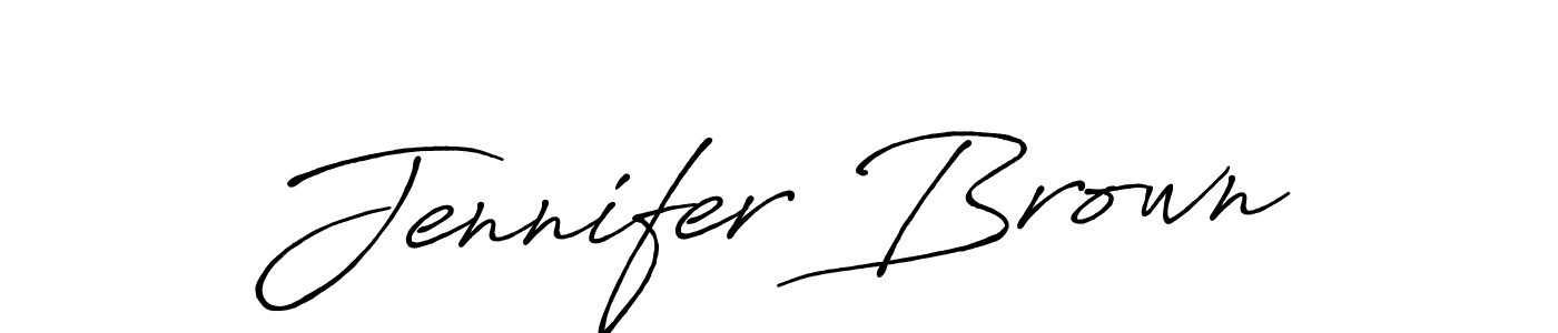 Jennifer Brown stylish signature style. Best Handwritten Sign (Antro_Vectra_Bolder) for my name. Handwritten Signature Collection Ideas for my name Jennifer Brown. Jennifer Brown signature style 7 images and pictures png