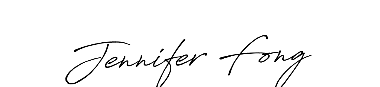 Make a beautiful signature design for name Jennifer Fong. With this signature (Antro_Vectra_Bolder) style, you can create a handwritten signature for free. Jennifer Fong signature style 7 images and pictures png