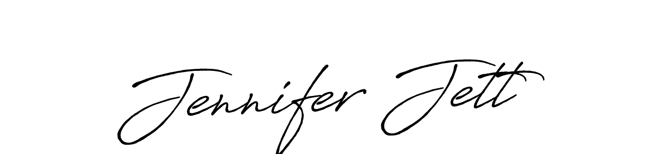 Use a signature maker to create a handwritten signature online. With this signature software, you can design (Antro_Vectra_Bolder) your own signature for name Jennifer Jett. Jennifer Jett signature style 7 images and pictures png