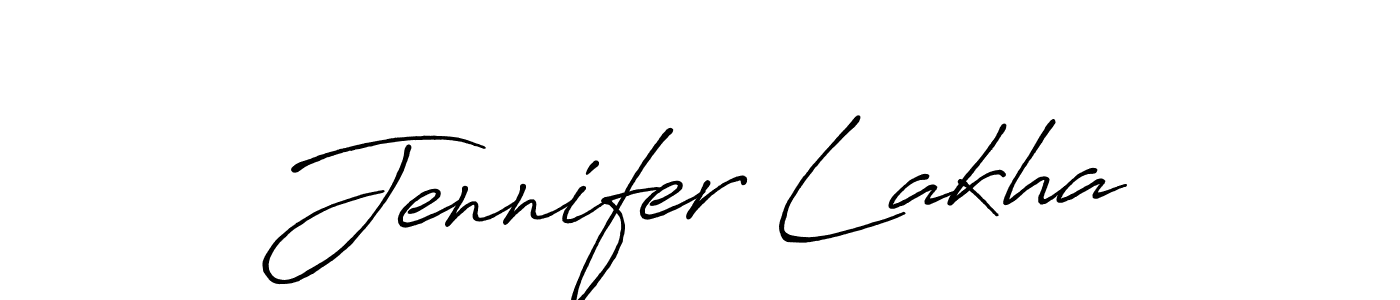 Also we have Jennifer Lakha name is the best signature style. Create professional handwritten signature collection using Antro_Vectra_Bolder autograph style. Jennifer Lakha signature style 7 images and pictures png