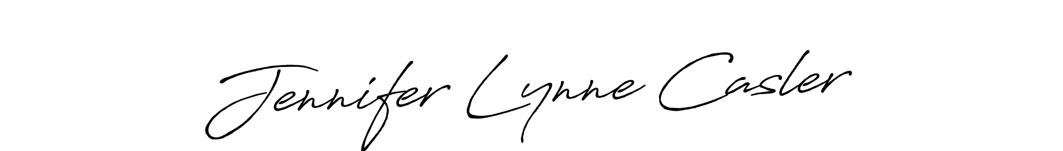 How to make Jennifer Lynne Casler signature? Antro_Vectra_Bolder is a professional autograph style. Create handwritten signature for Jennifer Lynne Casler name. Jennifer Lynne Casler signature style 7 images and pictures png