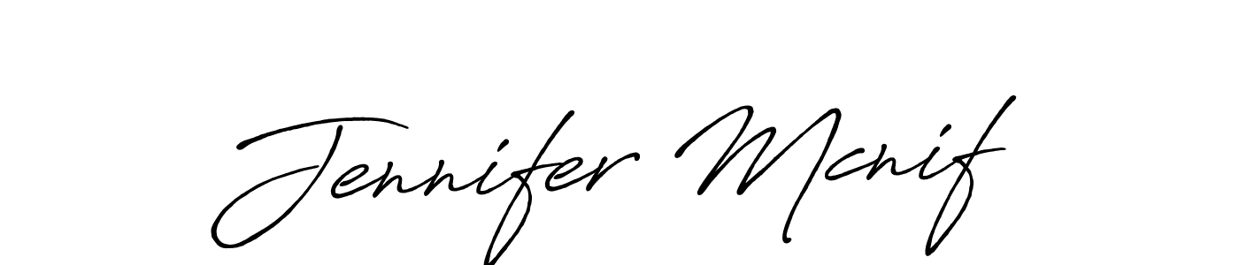 Once you've used our free online signature maker to create your best signature Antro_Vectra_Bolder style, it's time to enjoy all of the benefits that Jennifer Mcnif name signing documents. Jennifer Mcnif signature style 7 images and pictures png