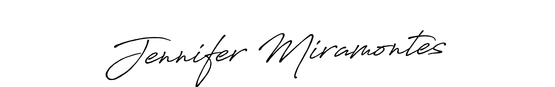 Design your own signature with our free online signature maker. With this signature software, you can create a handwritten (Antro_Vectra_Bolder) signature for name Jennifer Miramontes. Jennifer Miramontes signature style 7 images and pictures png